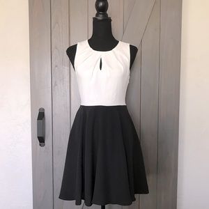 Express Black and White Dress